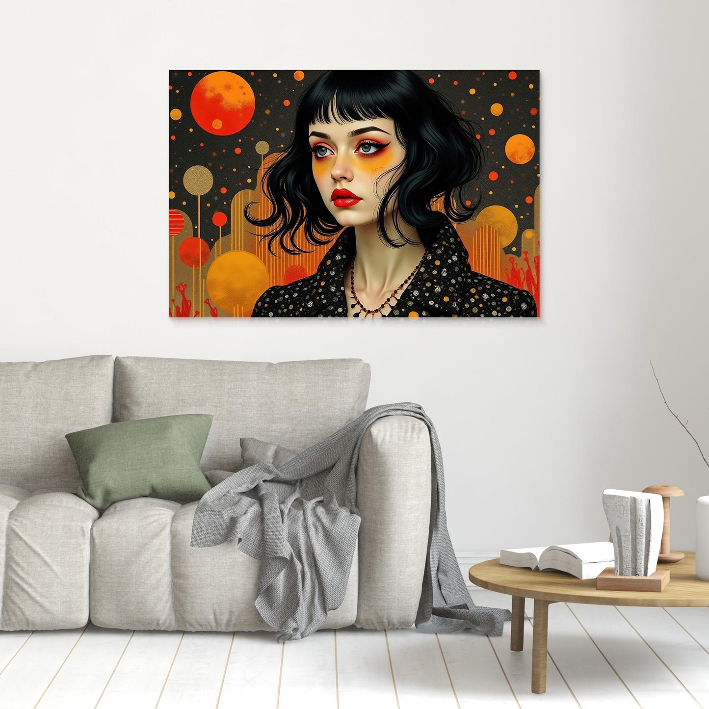 Girl with Red Lips