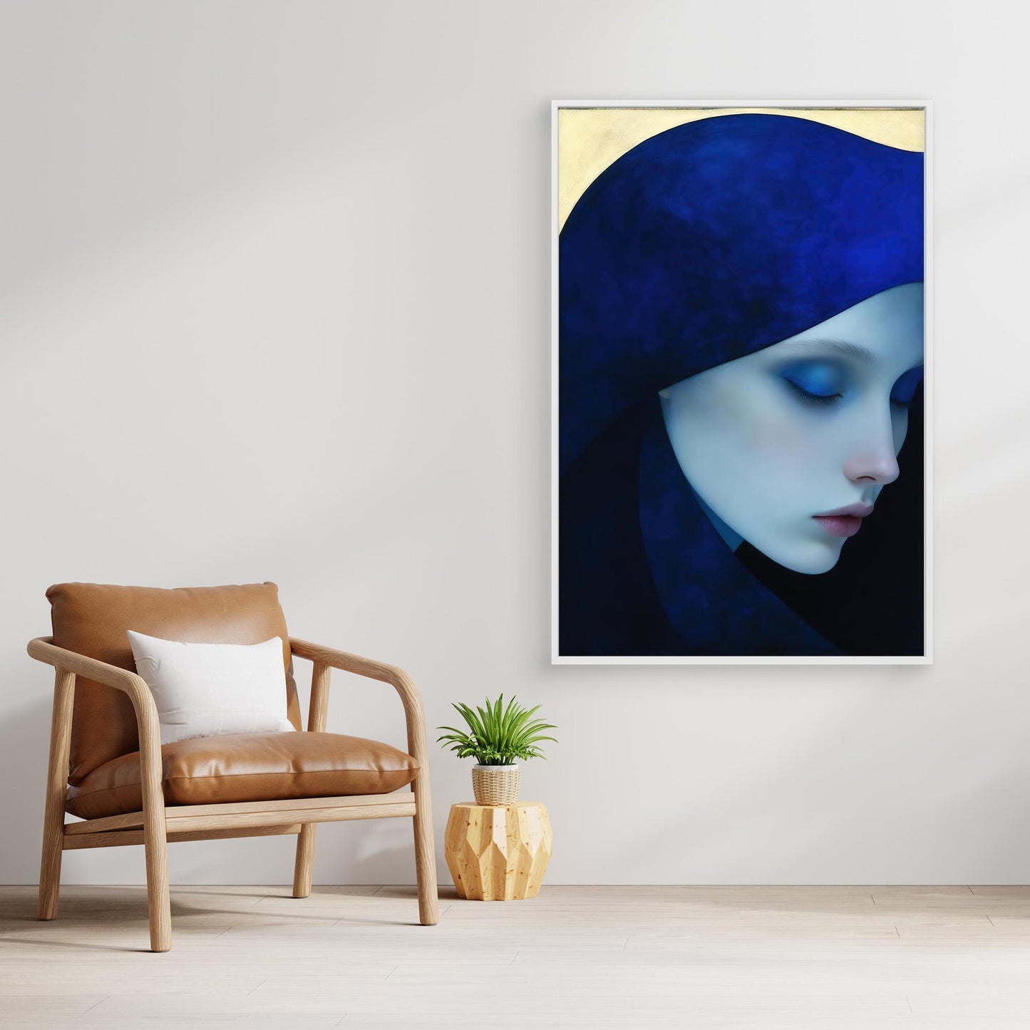Blue Scarf