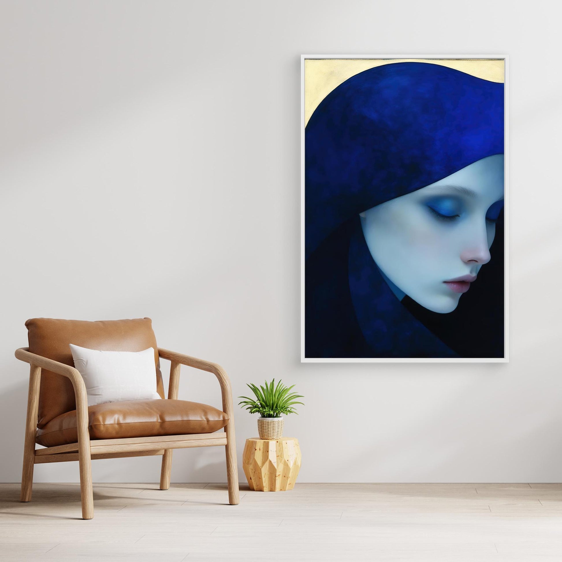 Blue Scarf