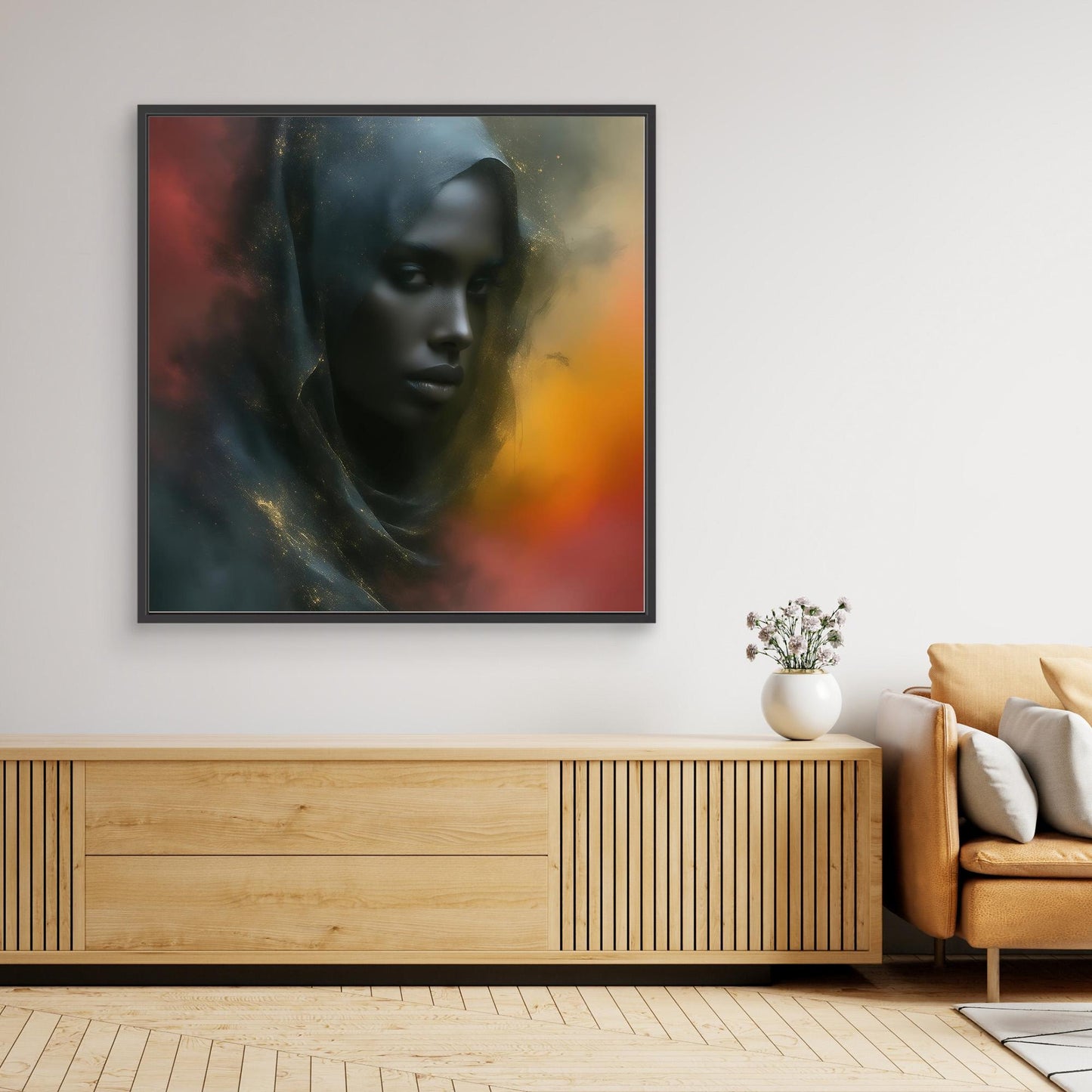 Woman with Scarf