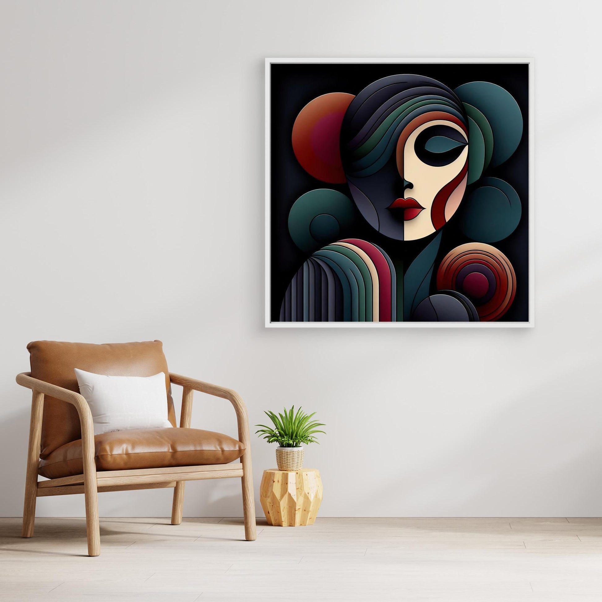 Woman with Fringe