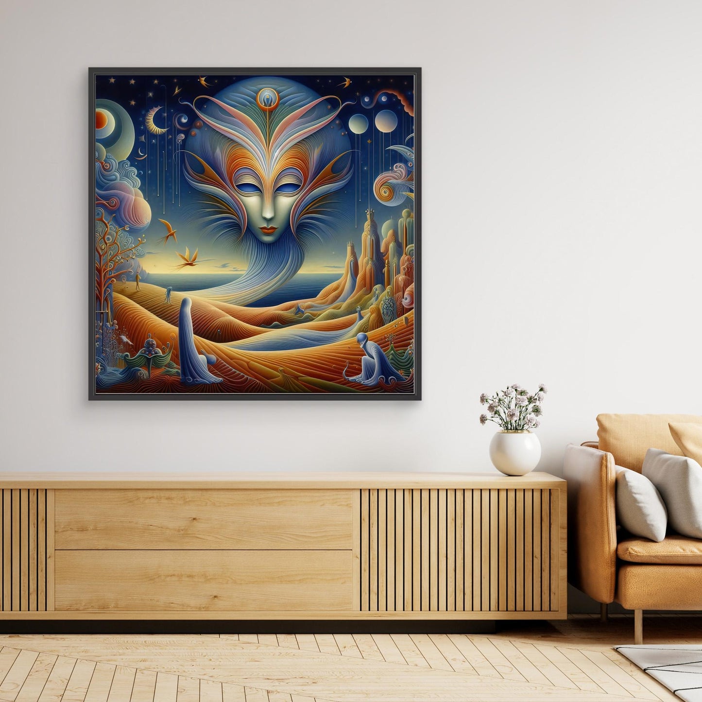 The Face of Cosmic Serenity