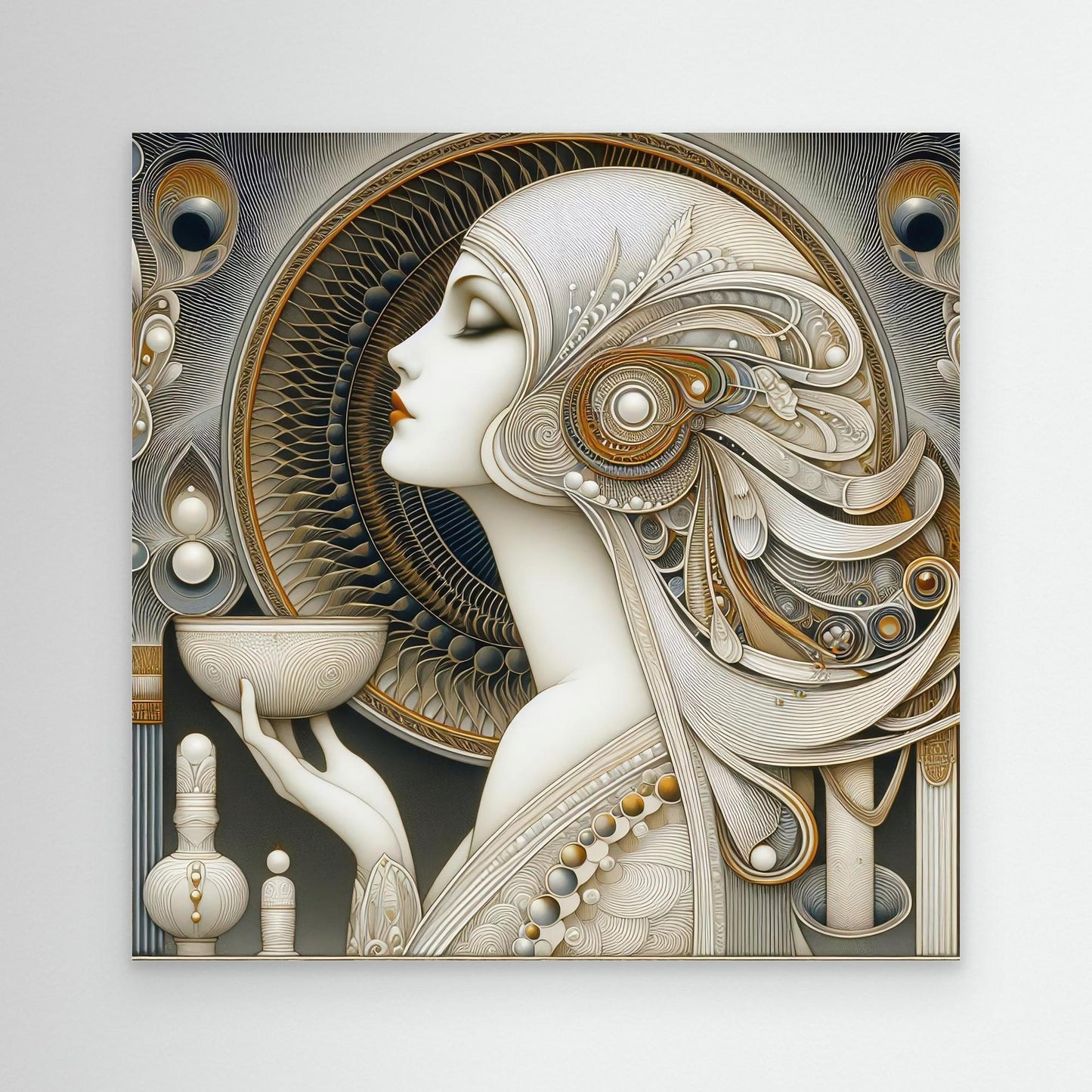 The Lady with the Porcelain Bowl