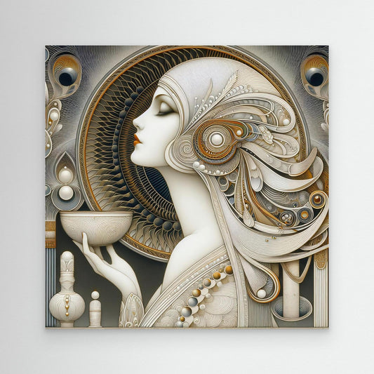 The Lady with the Porcelain Bowl