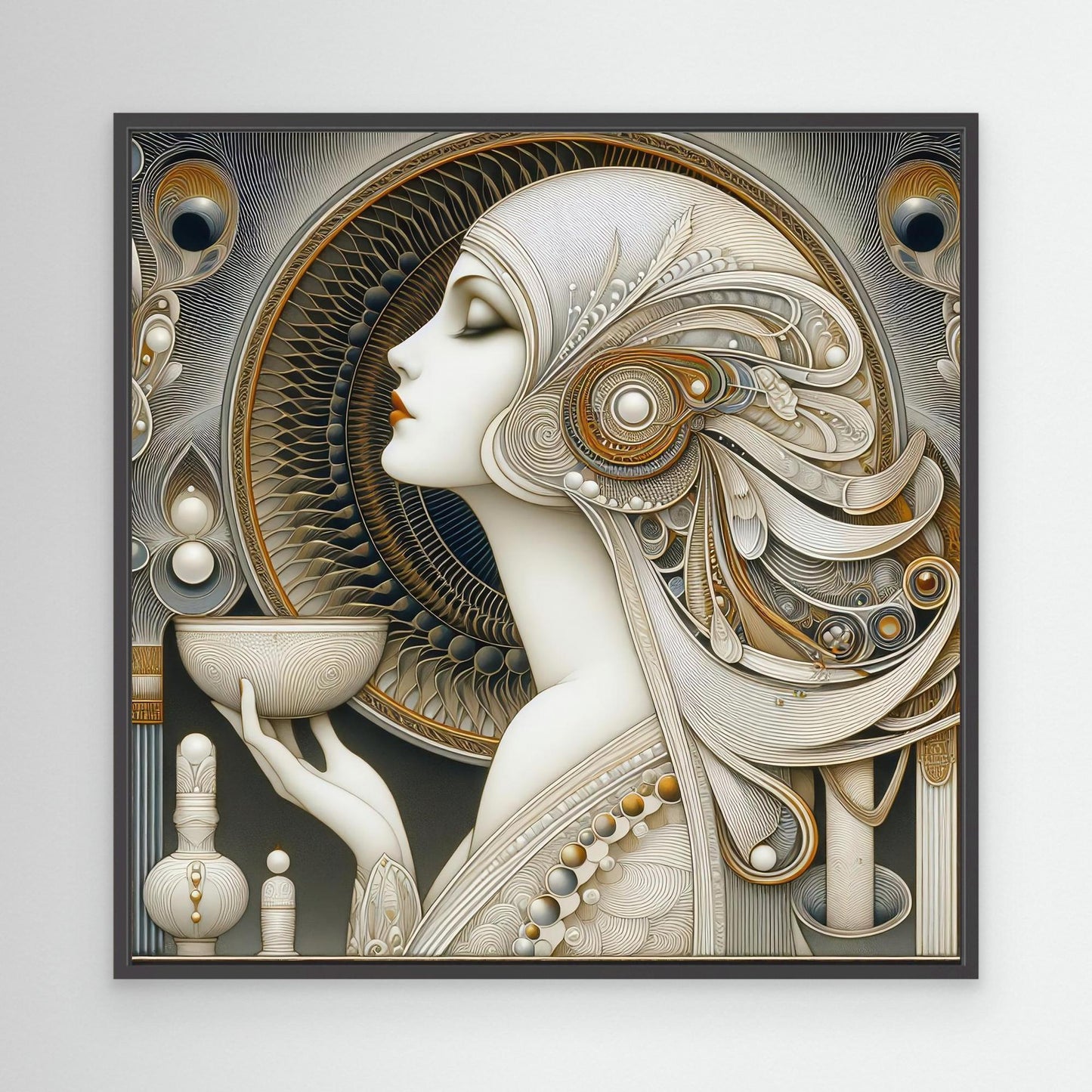 The Lady with the Porcelain Bowl