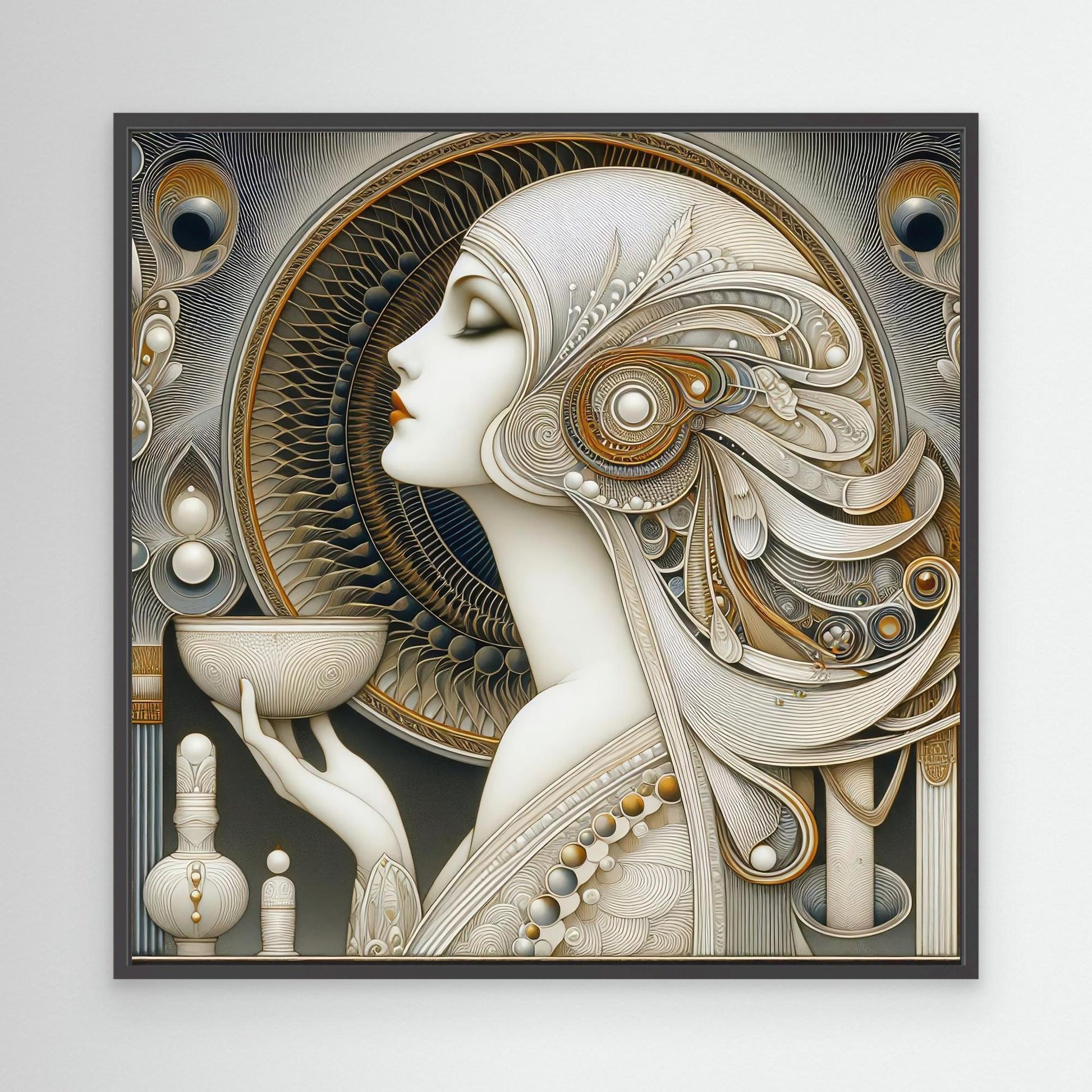 The Lady with the Porcelain Bowl