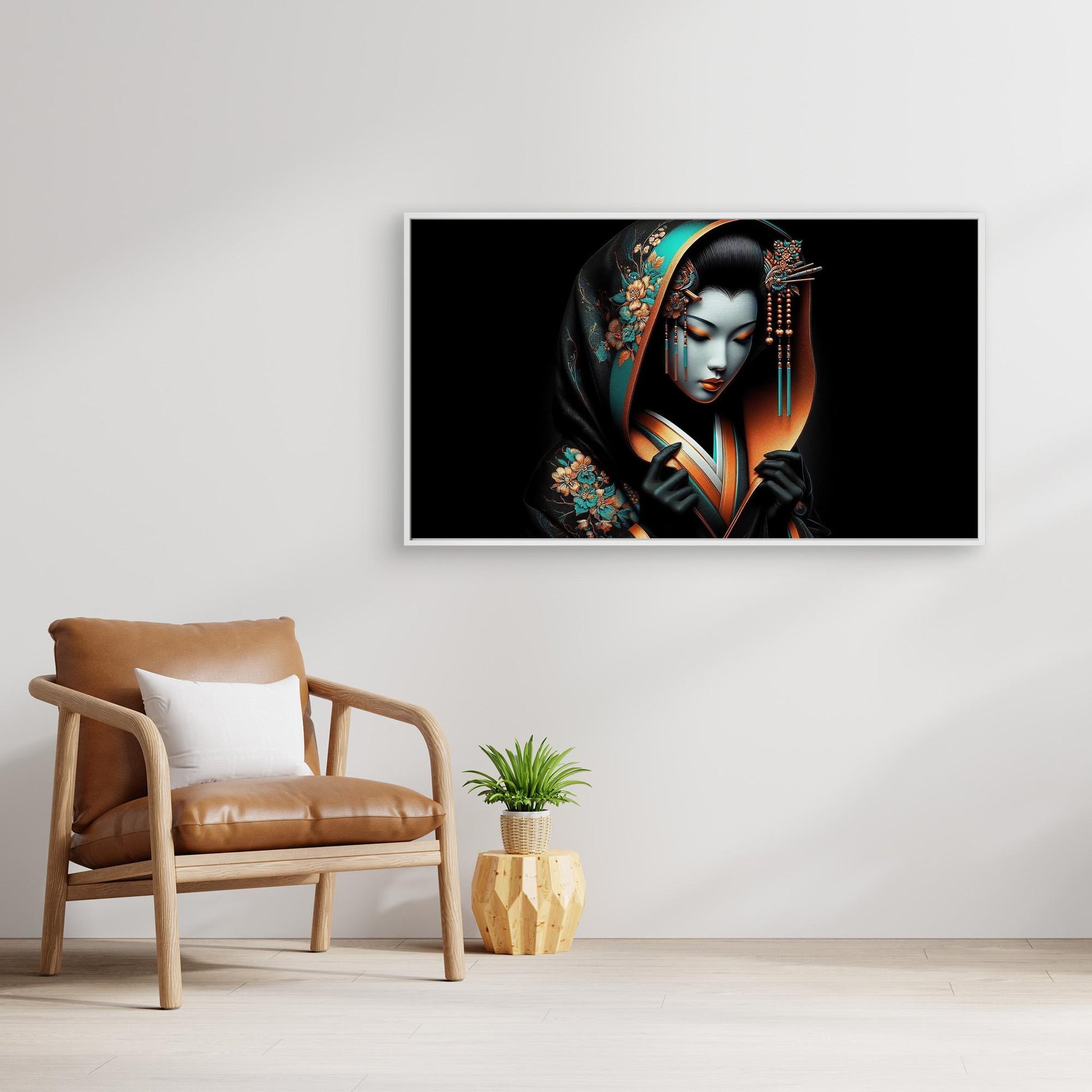Geisha with Hoodie