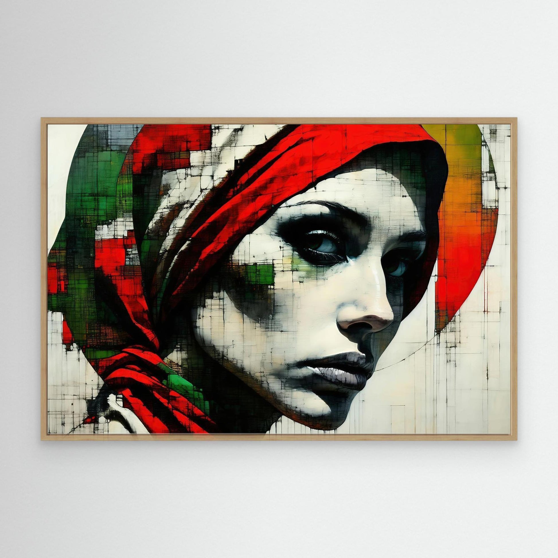 Woman in Scarf
