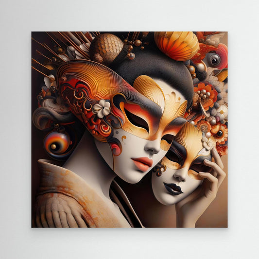 Woman with Mask #2