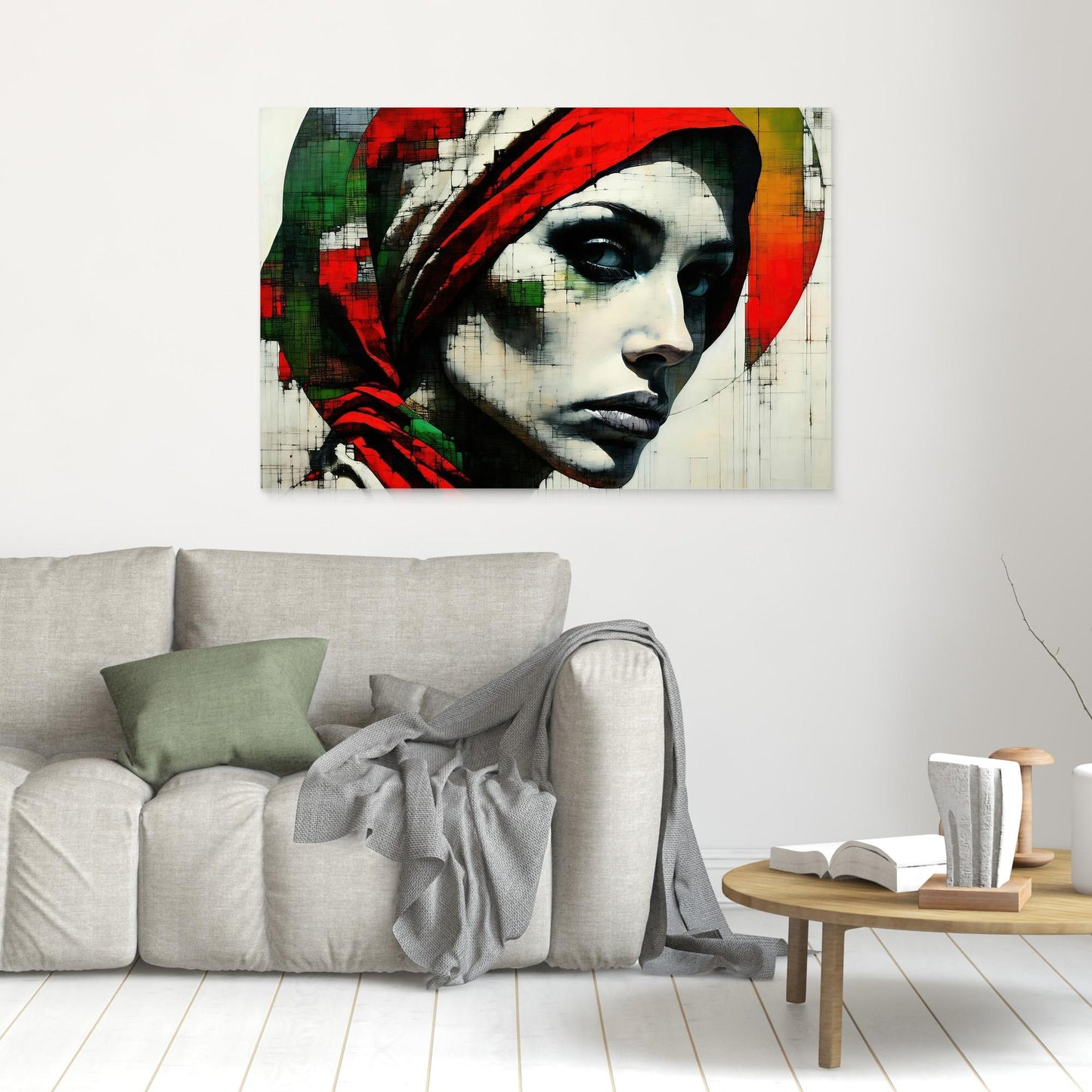 Woman in Scarf
