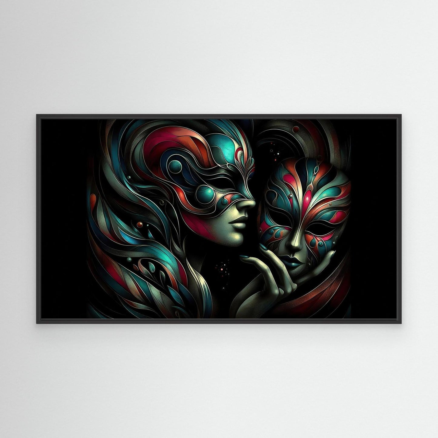 Woman with Mask #1