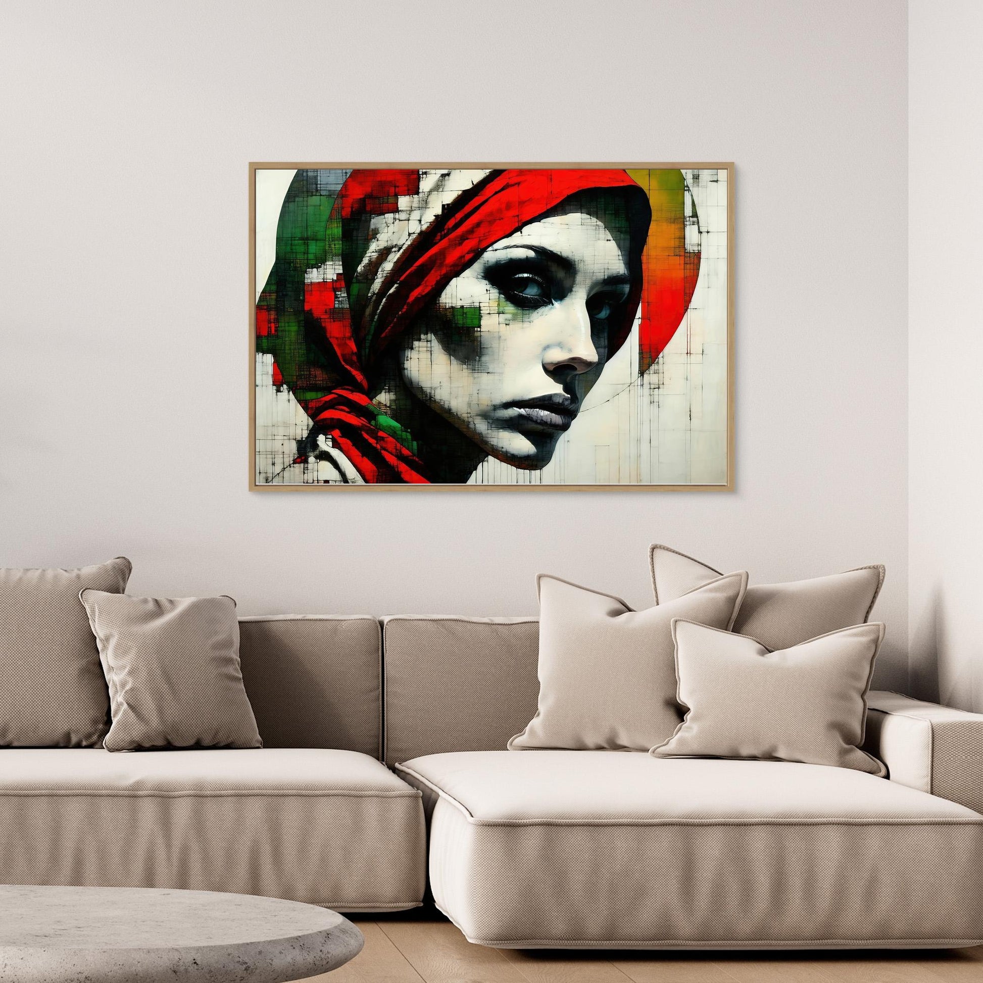 Woman in Scarf