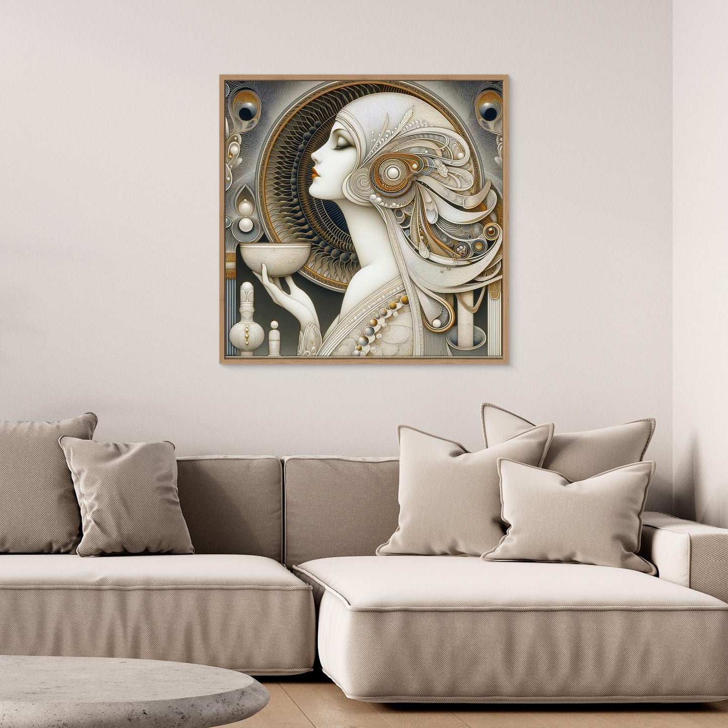 The Lady with the Porcelain Bowl