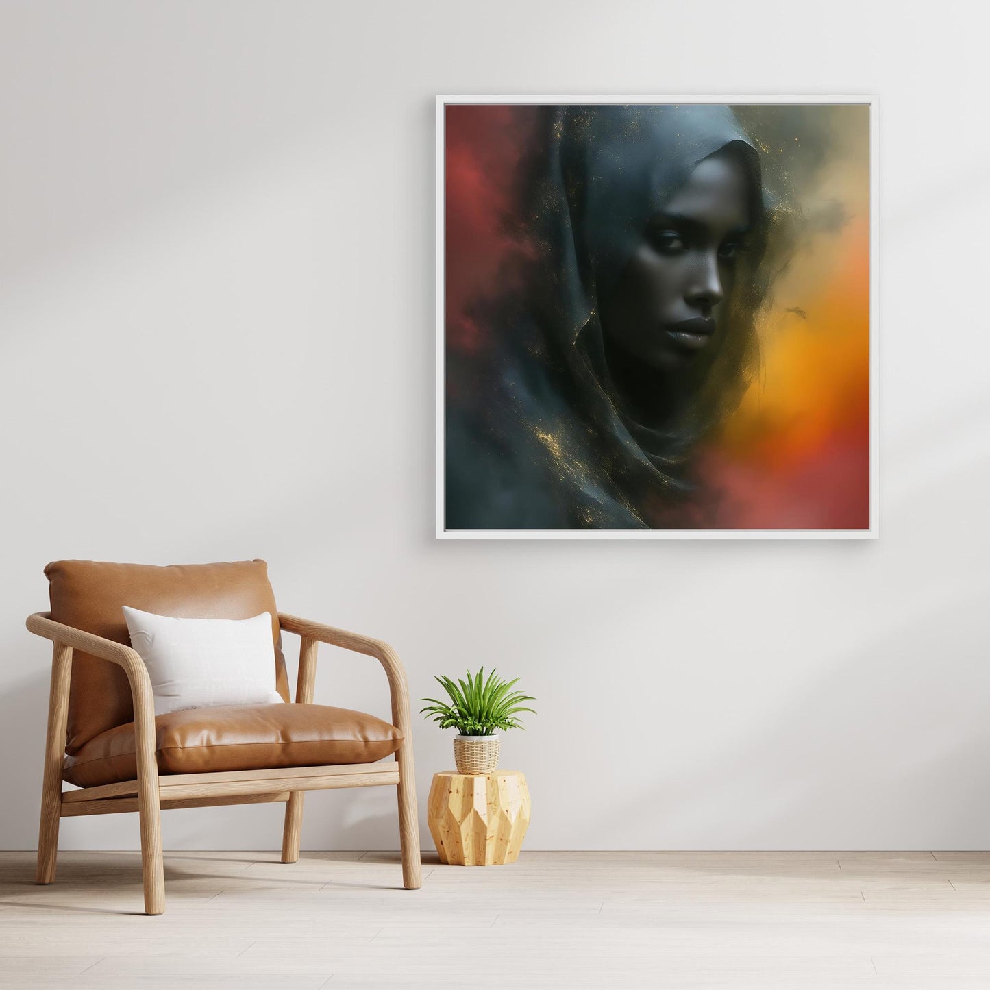 Woman with Scarf