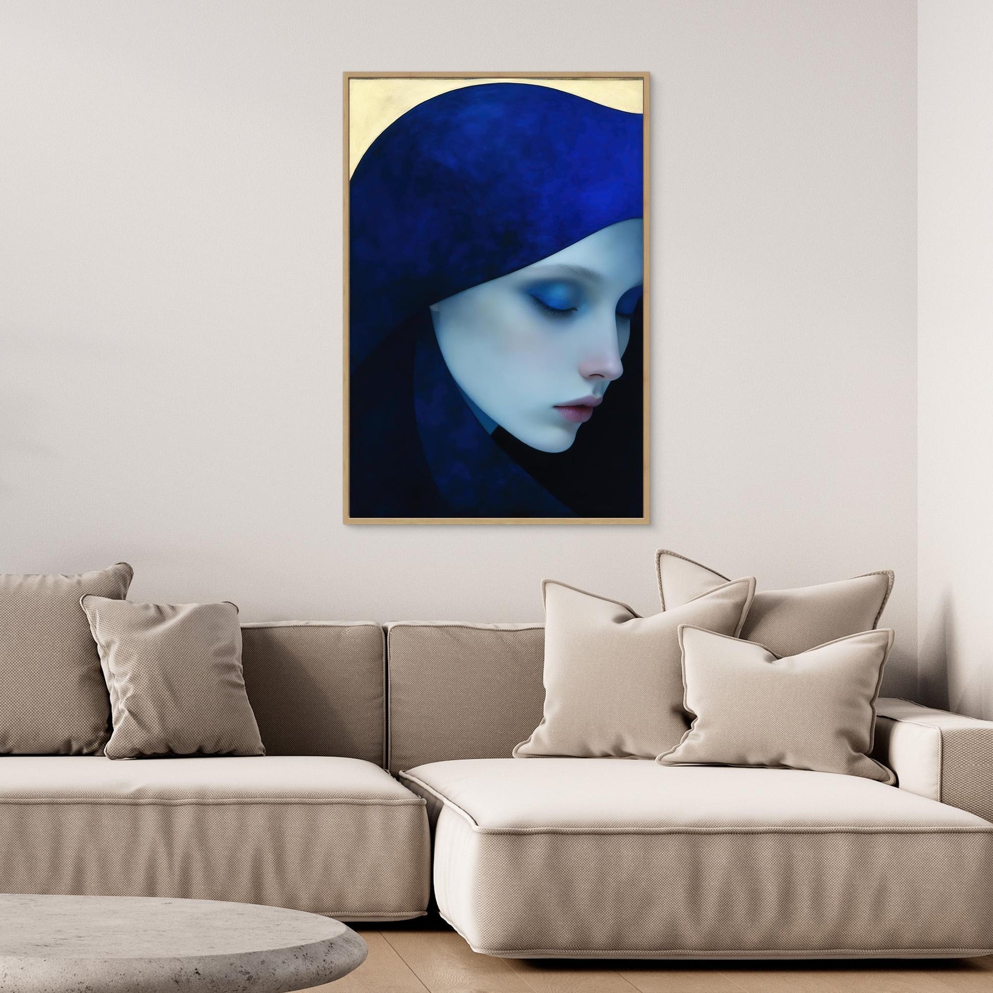 Blue Scarf