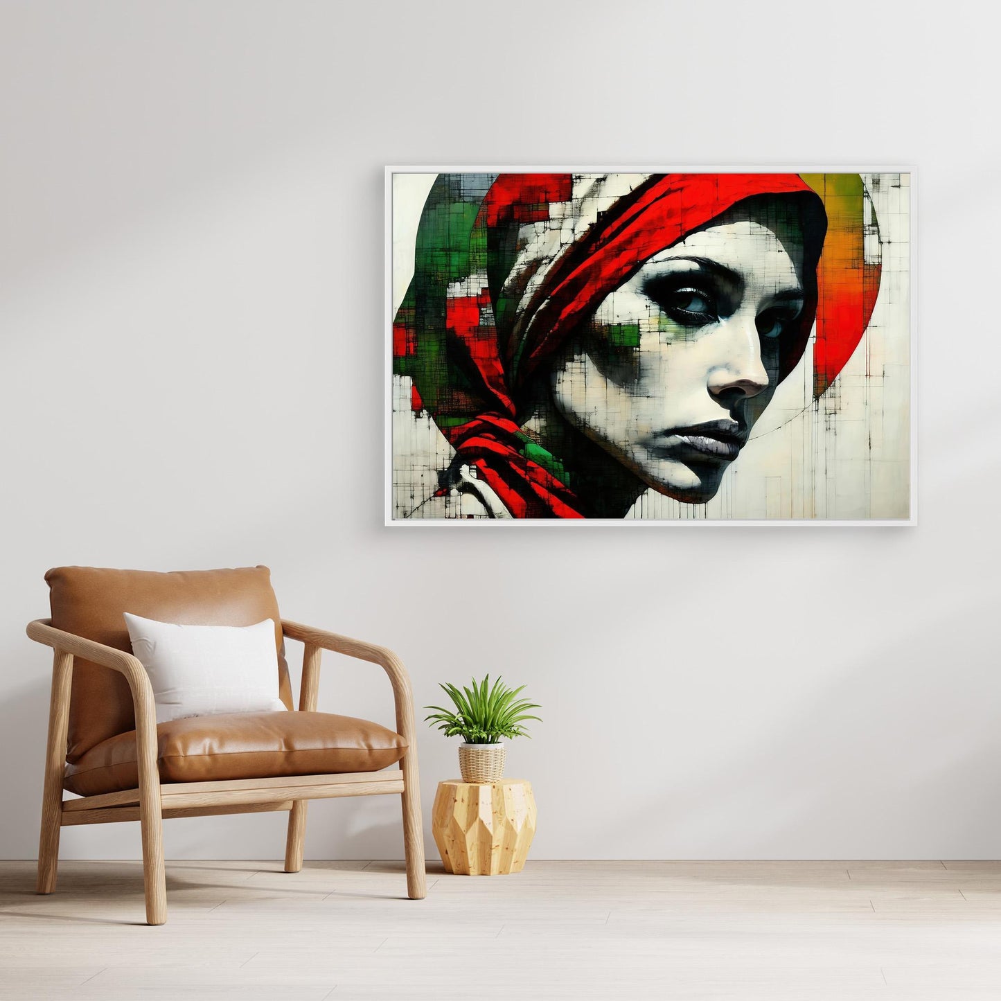 Woman in Scarf