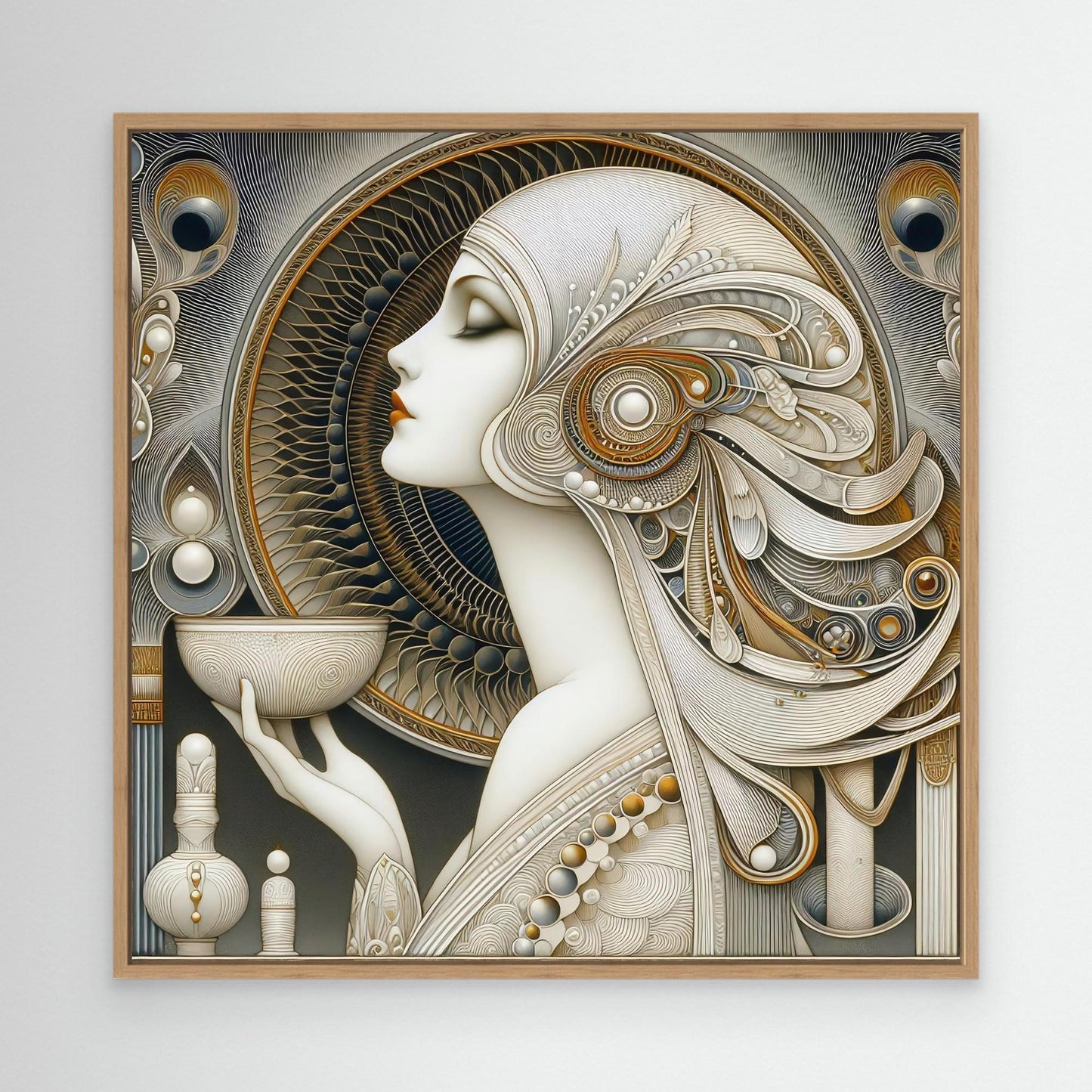 The Lady with the Porcelain Bowl