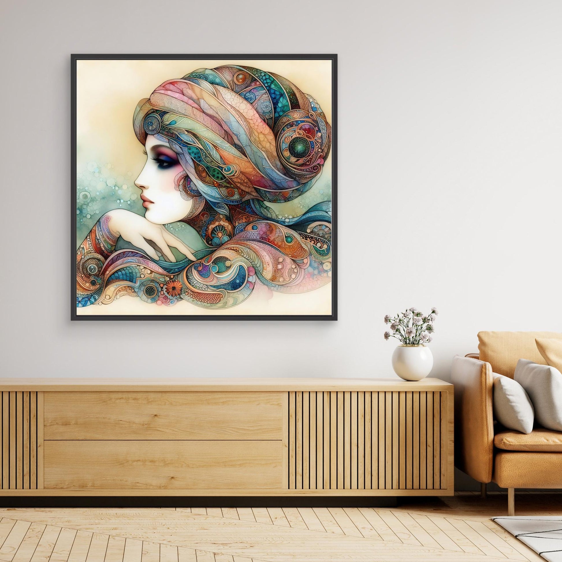 Woman with Turban #1