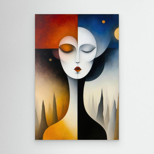 Lady with Trees