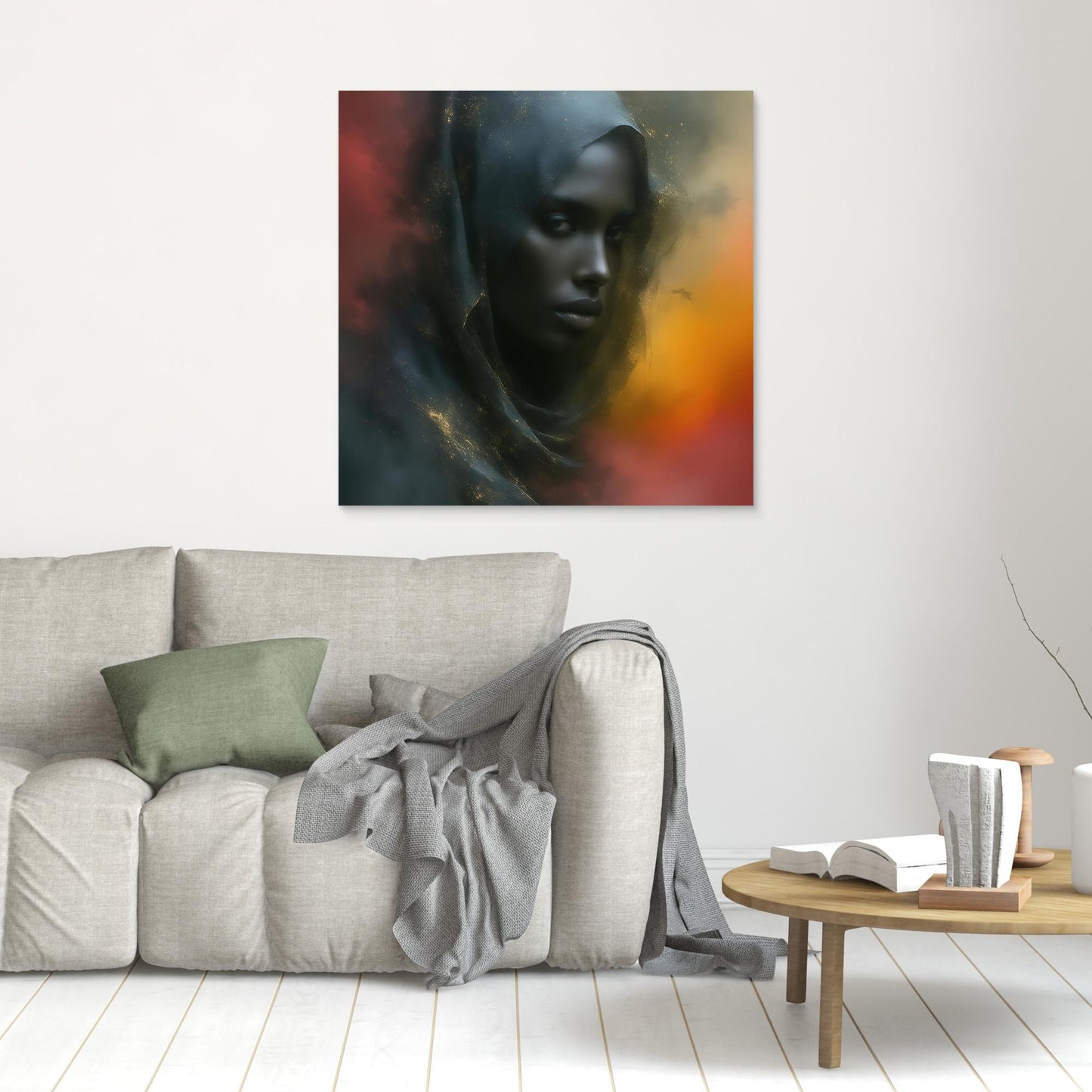 Woman with Scarf