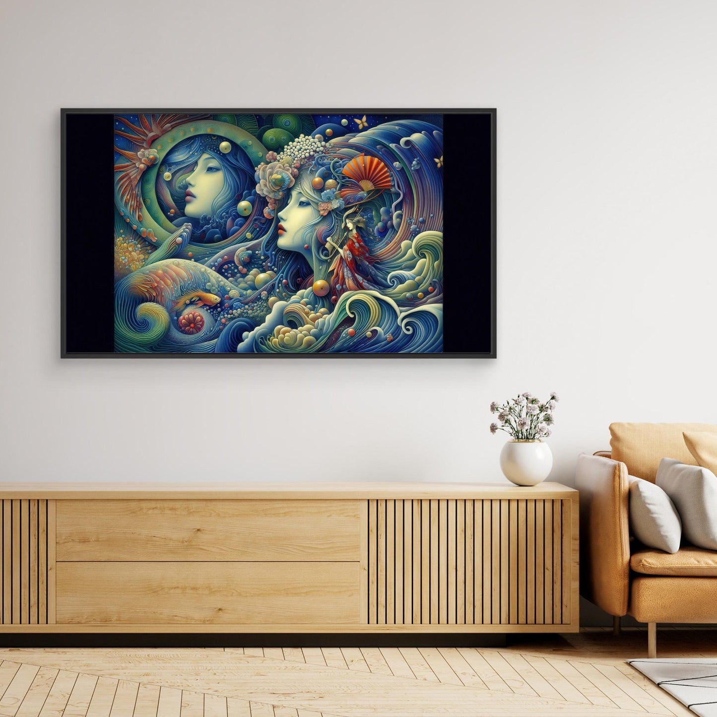 Aquatic Whispers: Twin Muses Beneath the Surface