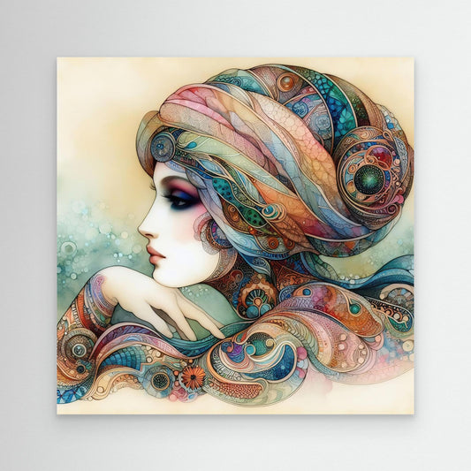 Woman with Turban #1