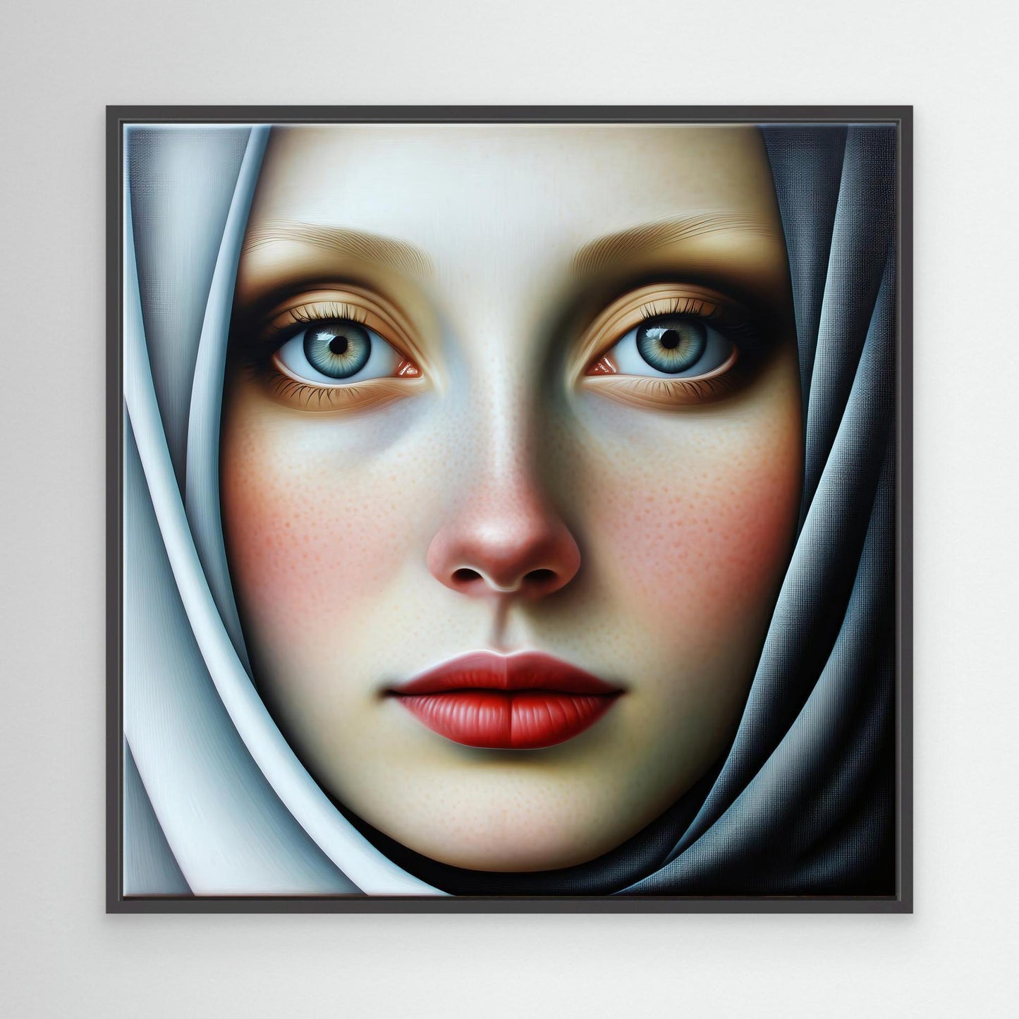Woman with White Scarf