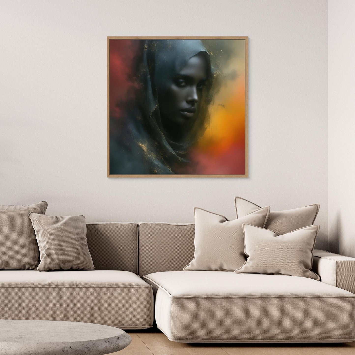 Woman with Scarf