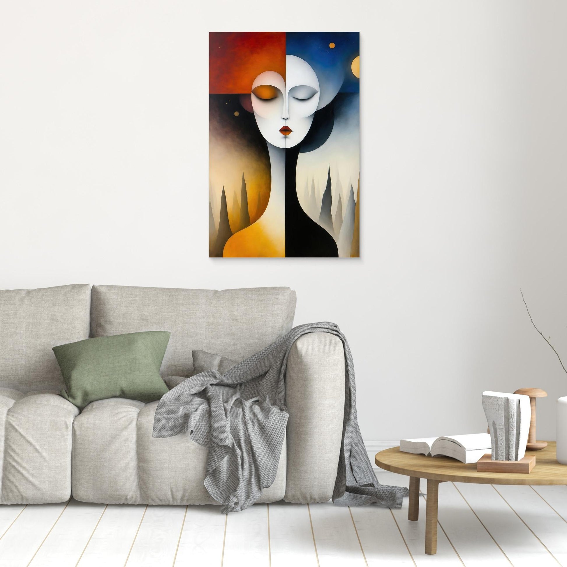 Lady with Trees