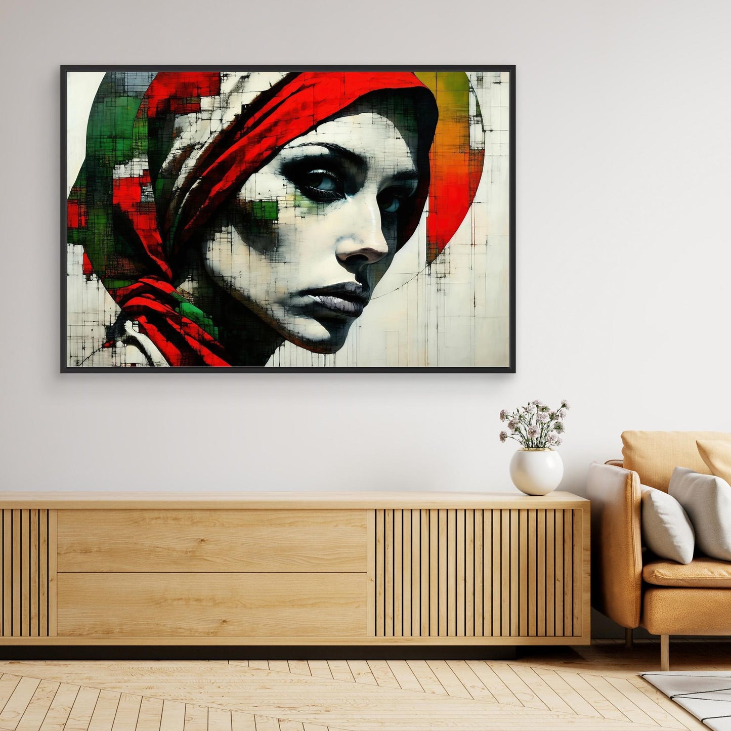 Woman in Scarf