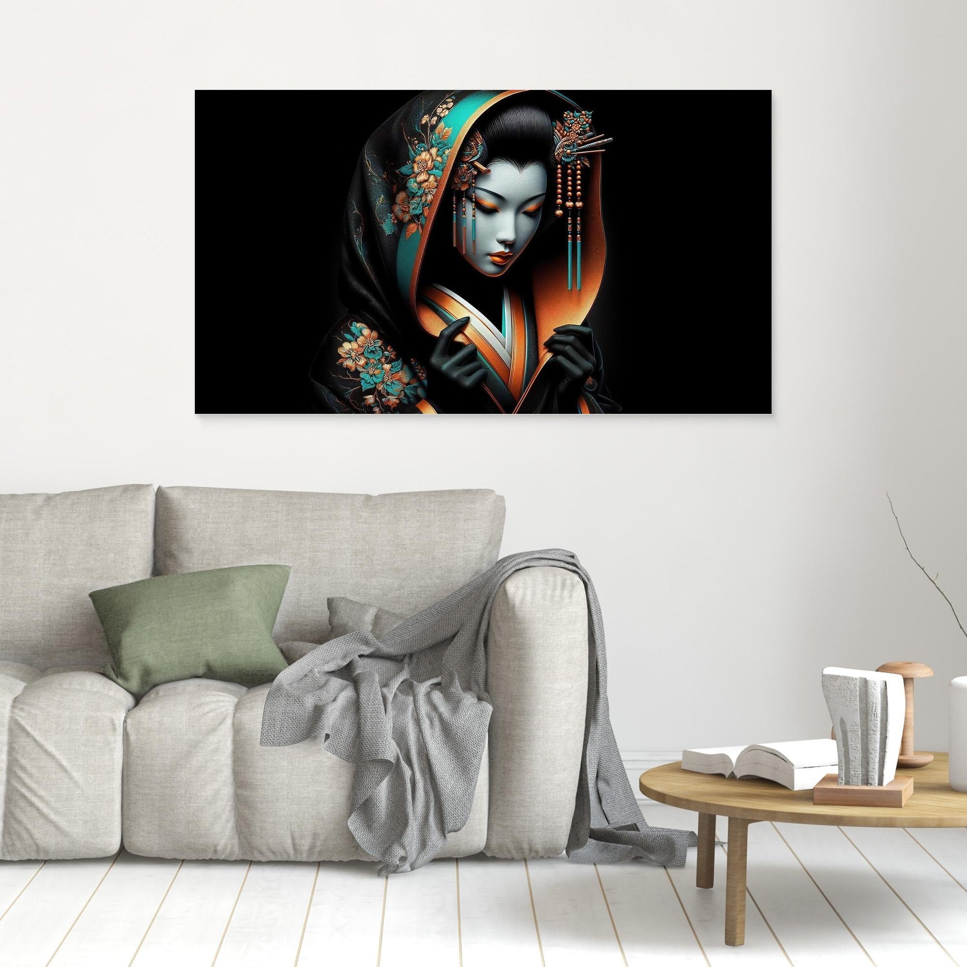 Geisha with Hoodie
