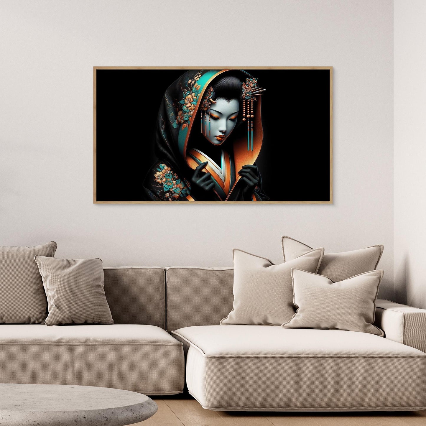 Geisha with Hoodie