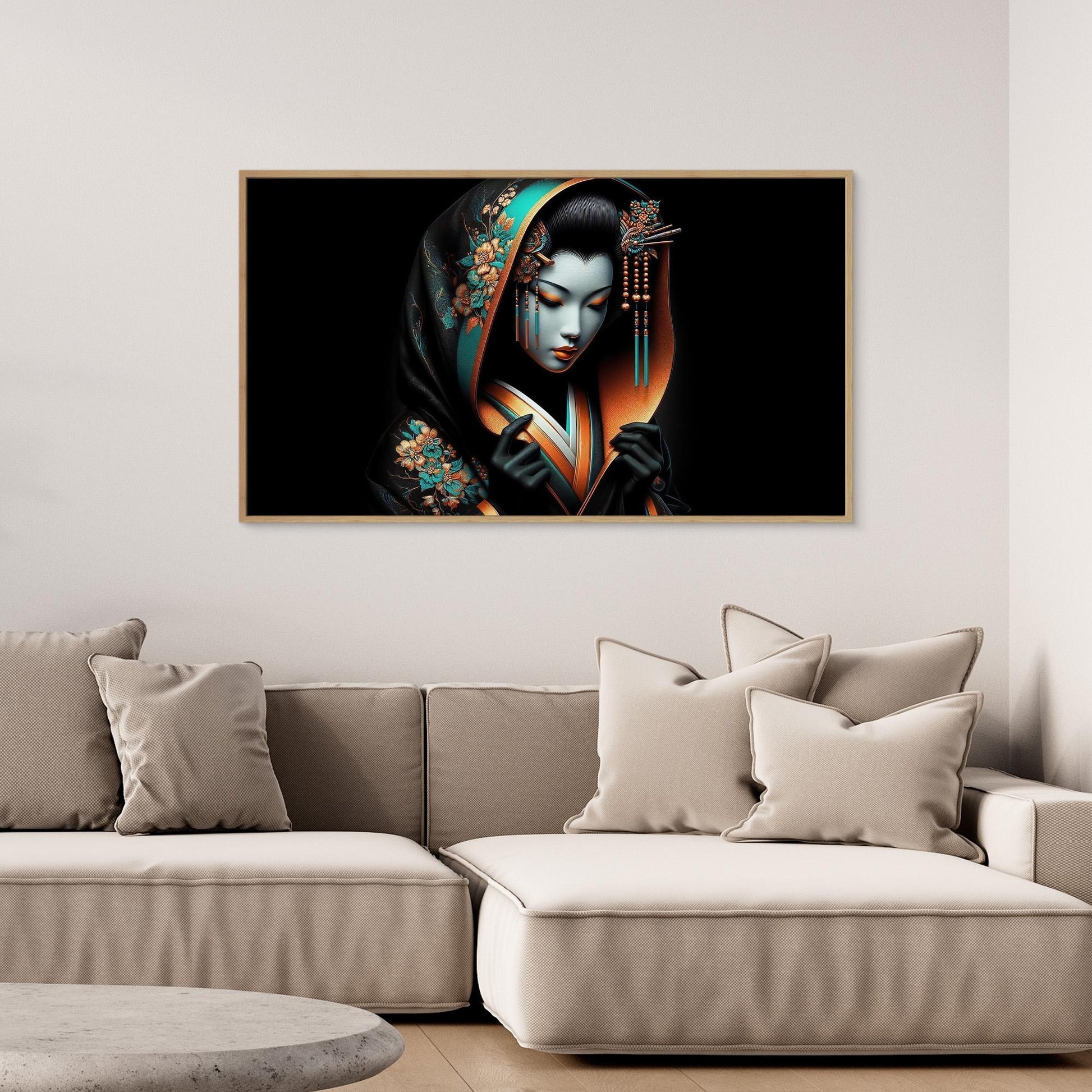 Geisha with Hoodie