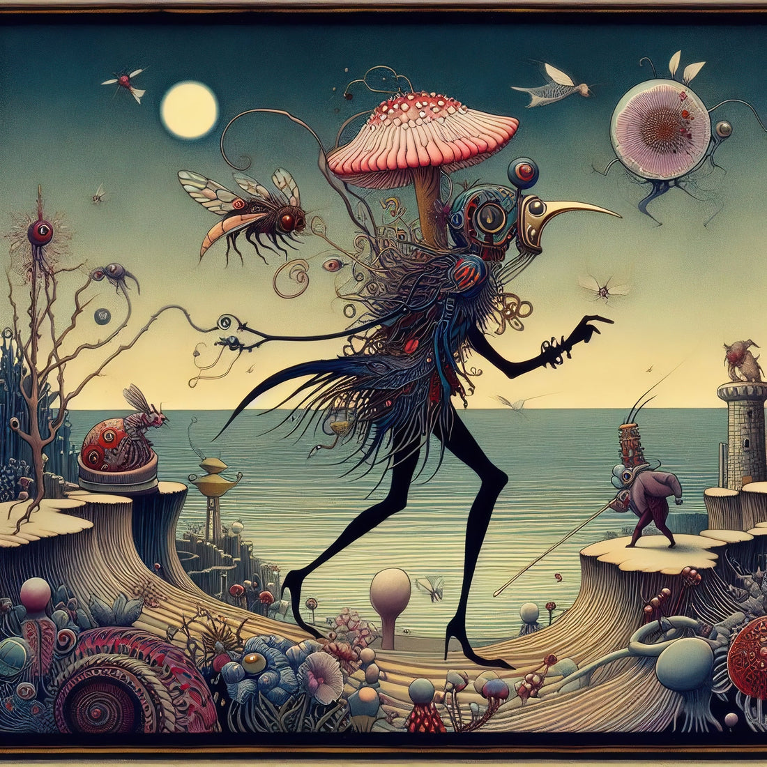 Discover the Surreal Magic of “Seaside Walks”: A Journey into Imagination