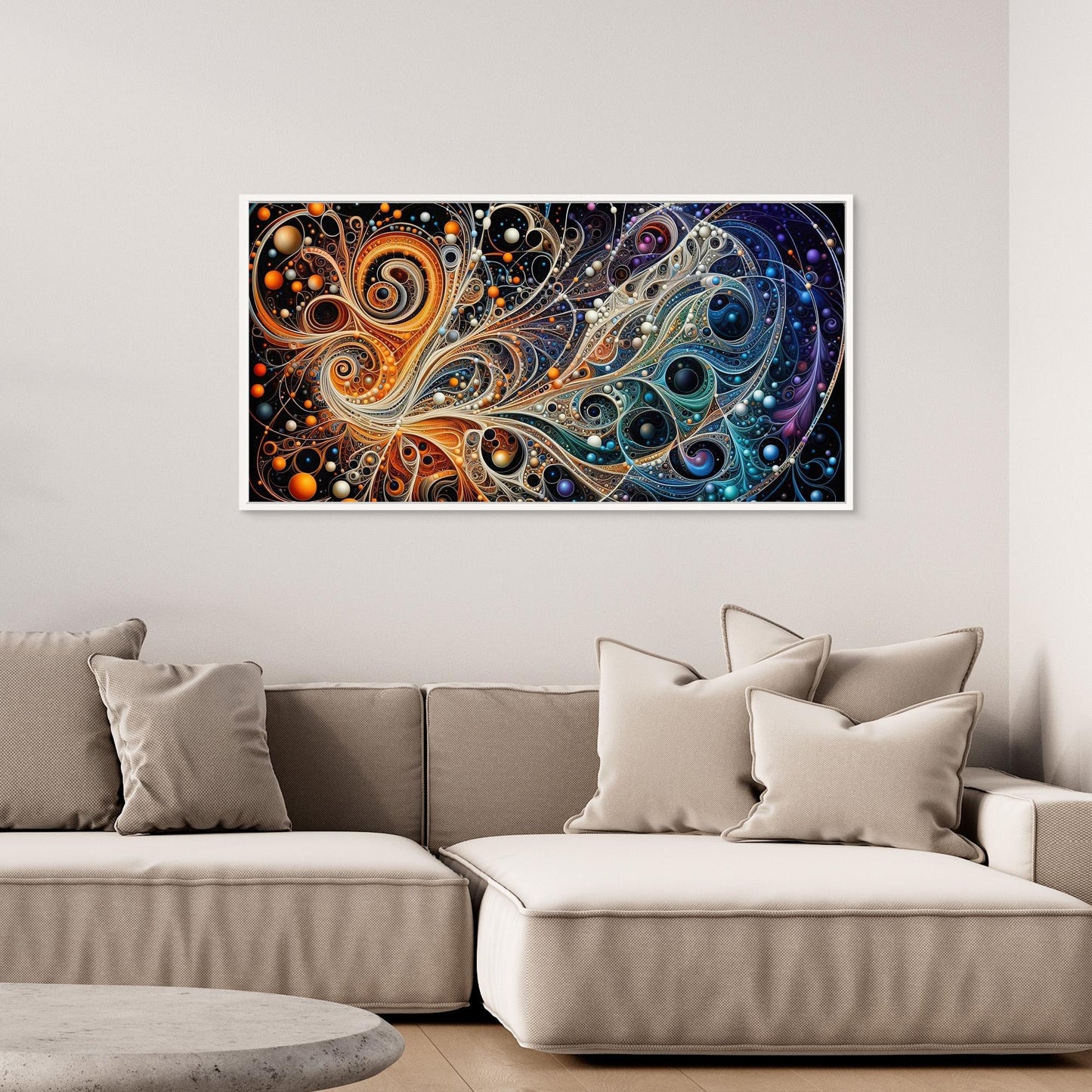 Fractal Drift: Orbs in Chromatic Motion