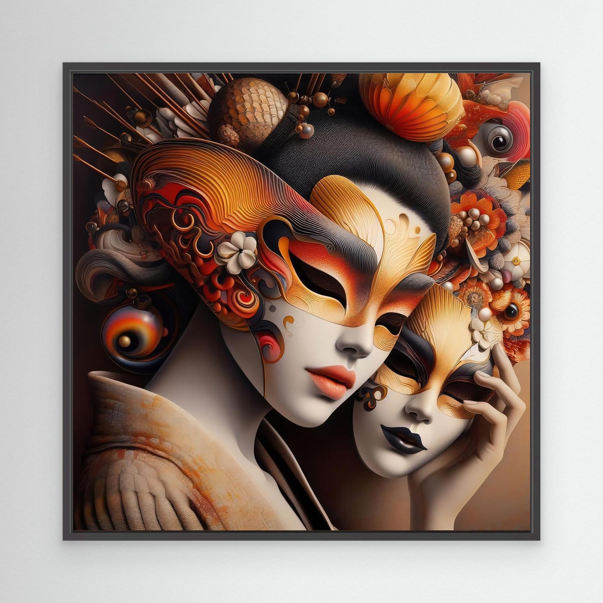Woman with Mask #2