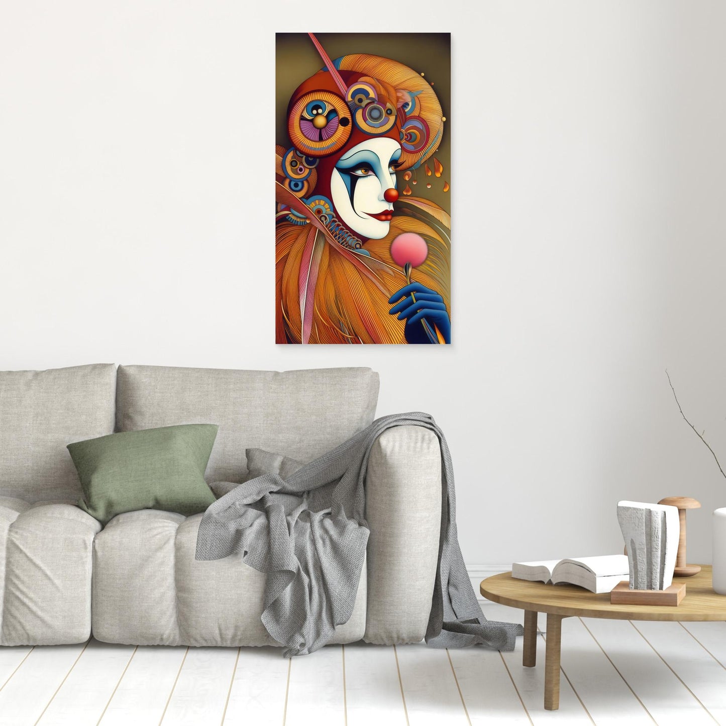 Clown and Flower