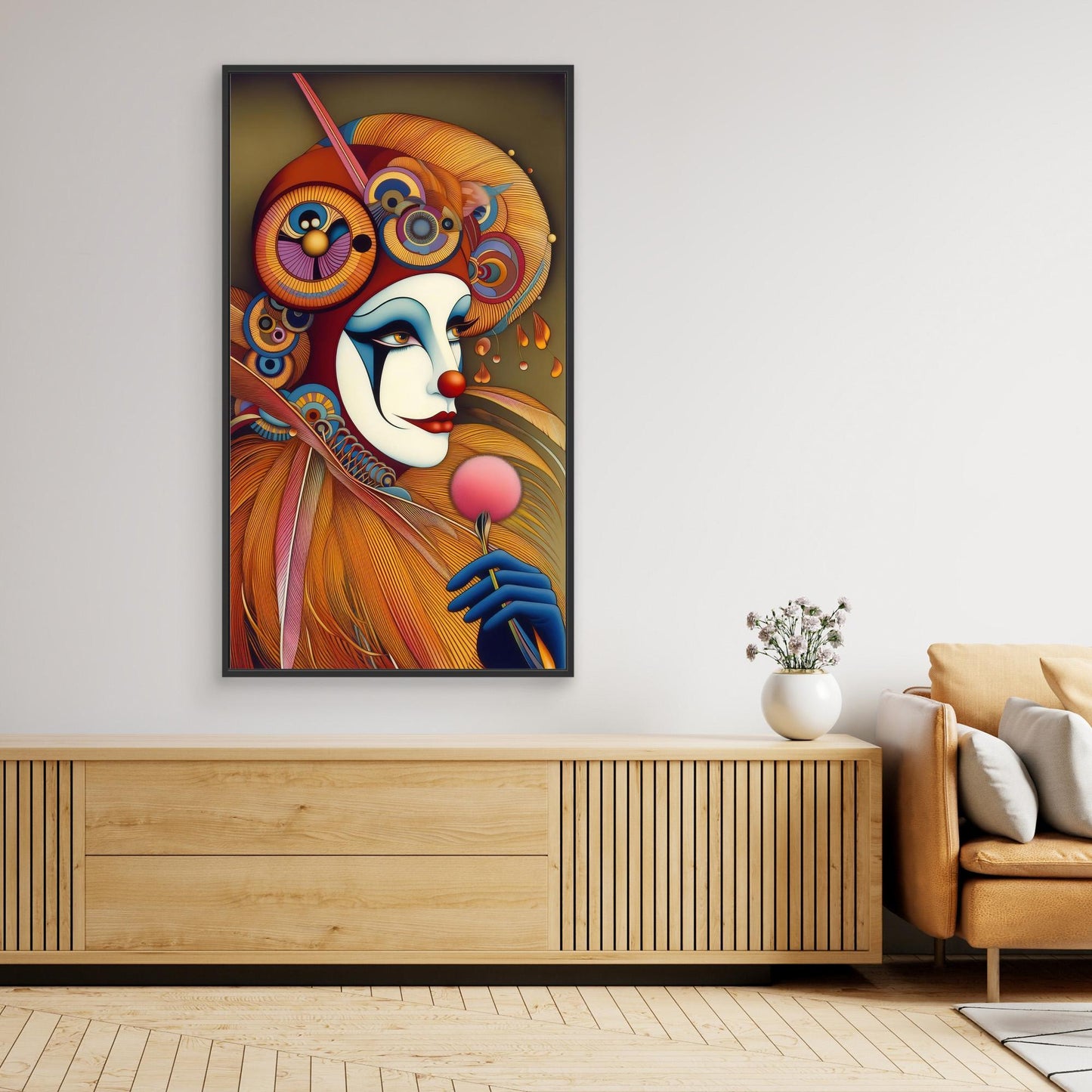 Clown and Flower