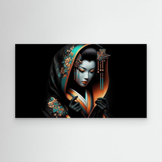 Geisha with Hoodie