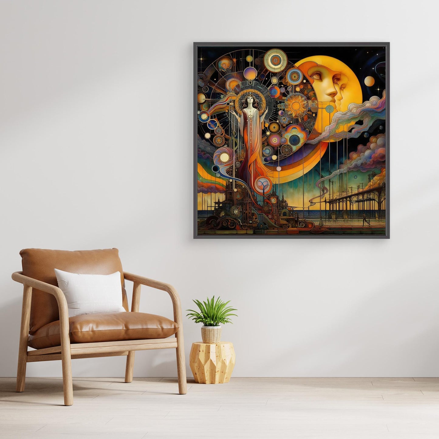 Solar Oracle Cityscape