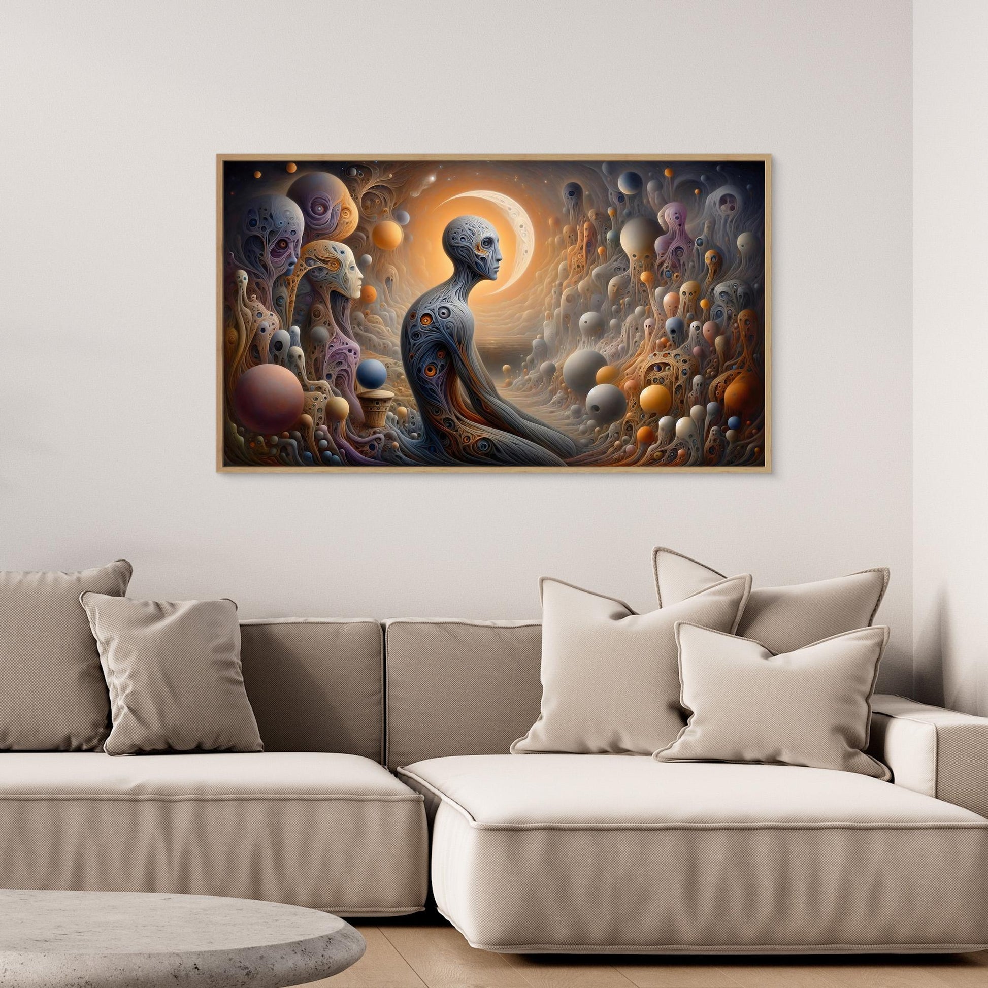 Meditation in the Dreamscape: A Cosmic Reflection