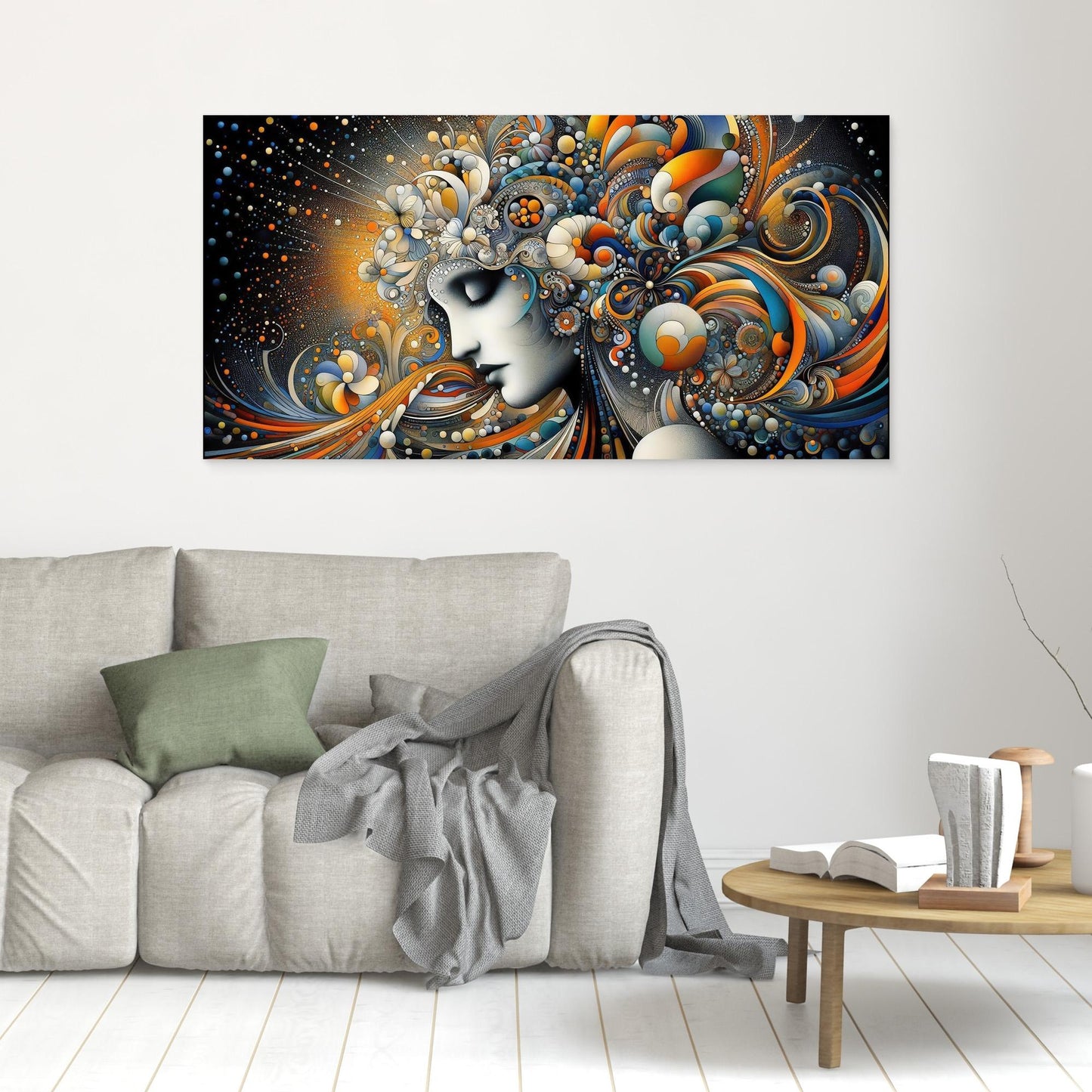 Floral Mindstream: Echoes of Inner Bloom