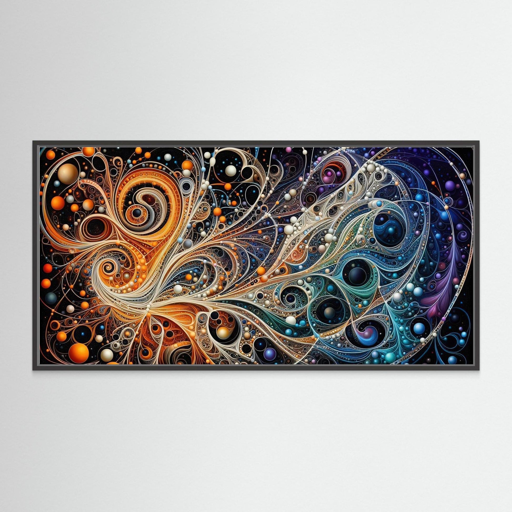 Fractal Drift: Orbs in Chromatic Motion