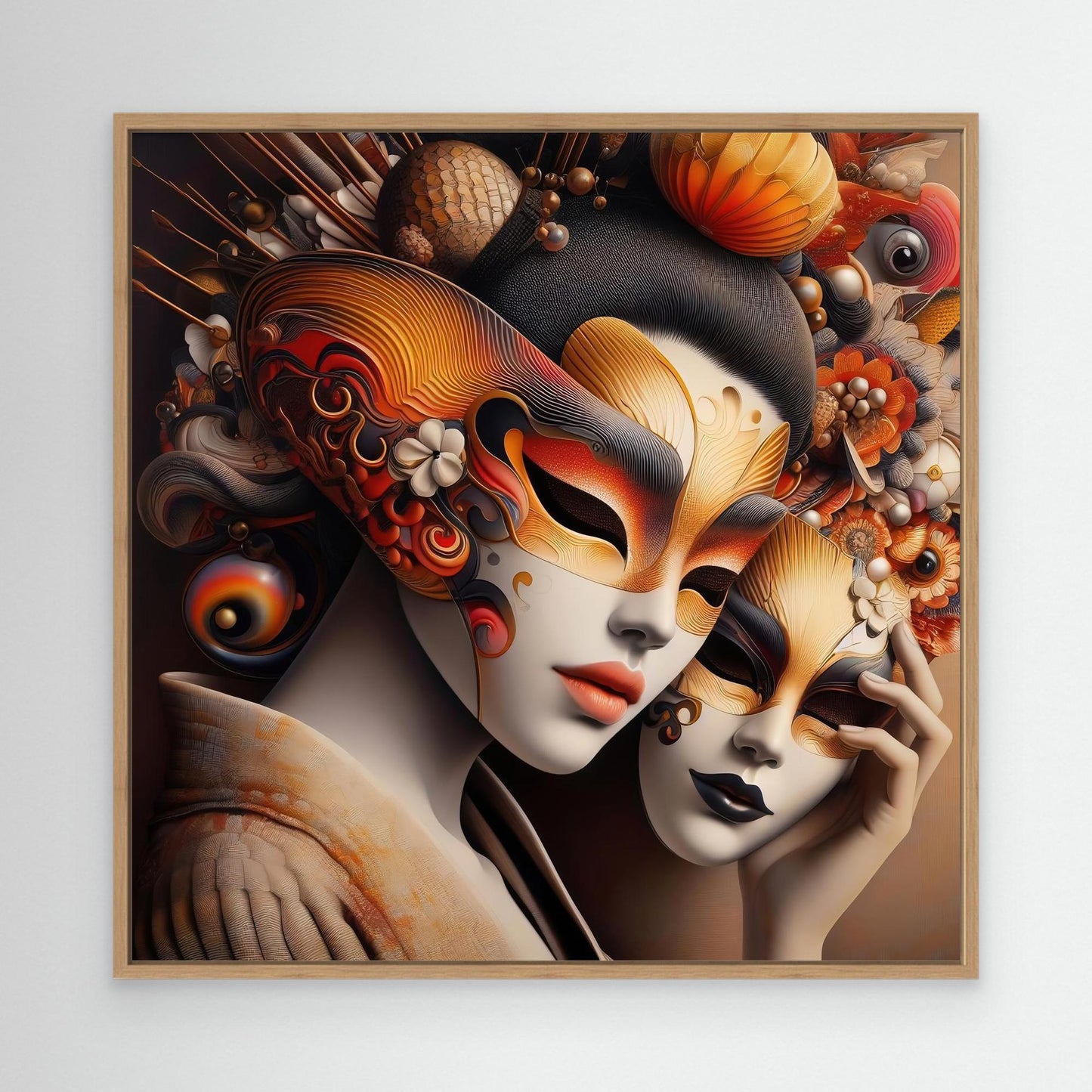 Woman with Mask #2