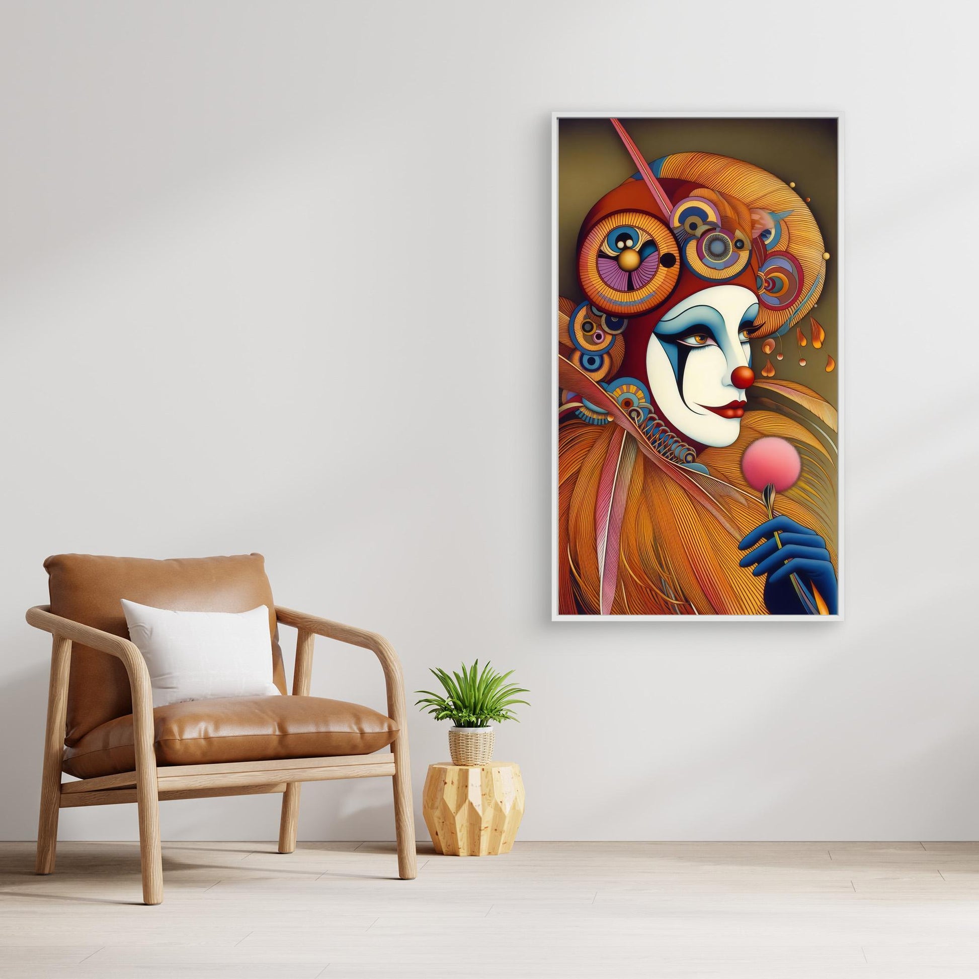 Clown and Flower