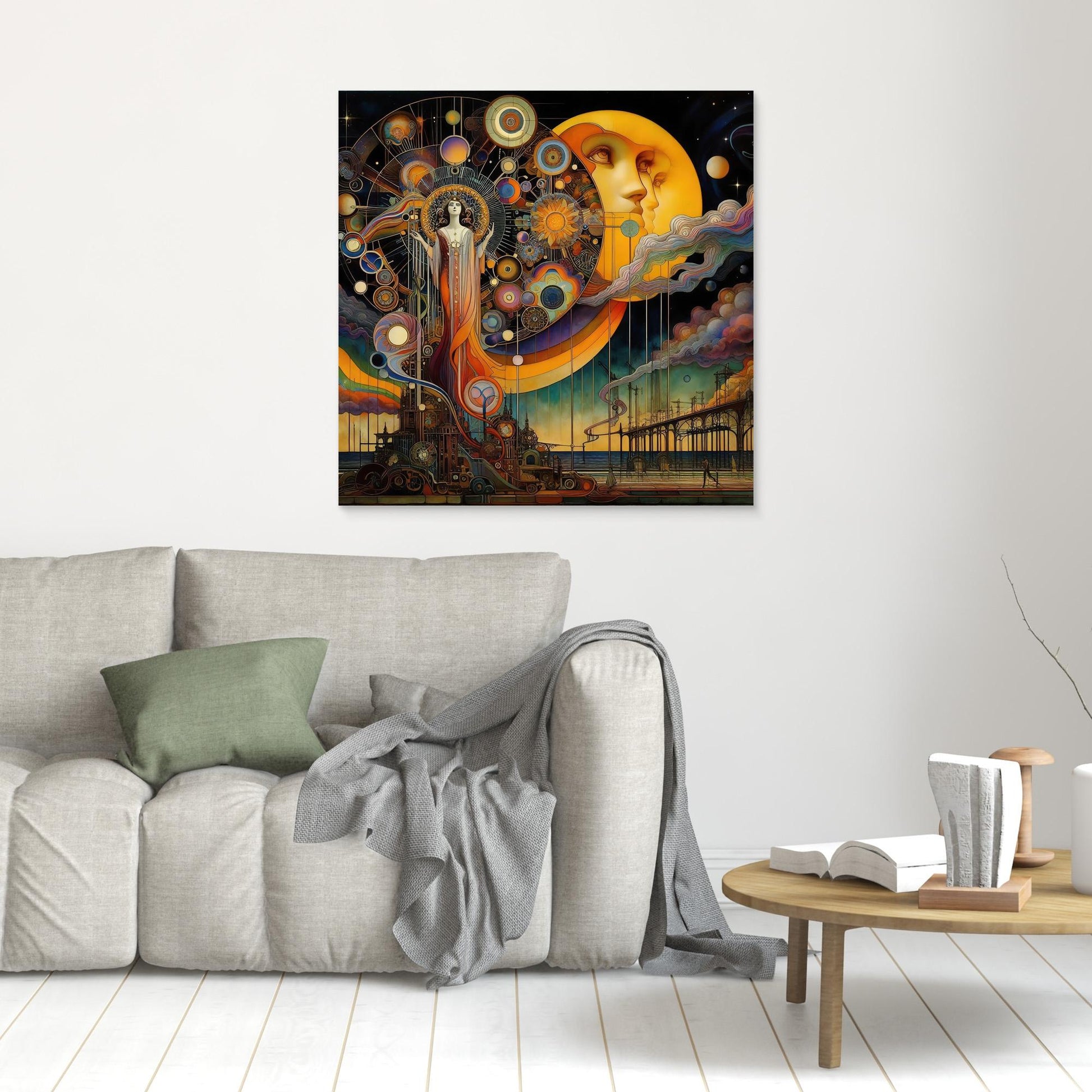 Solar Oracle Cityscape