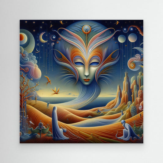 The Face of Cosmic Serenity