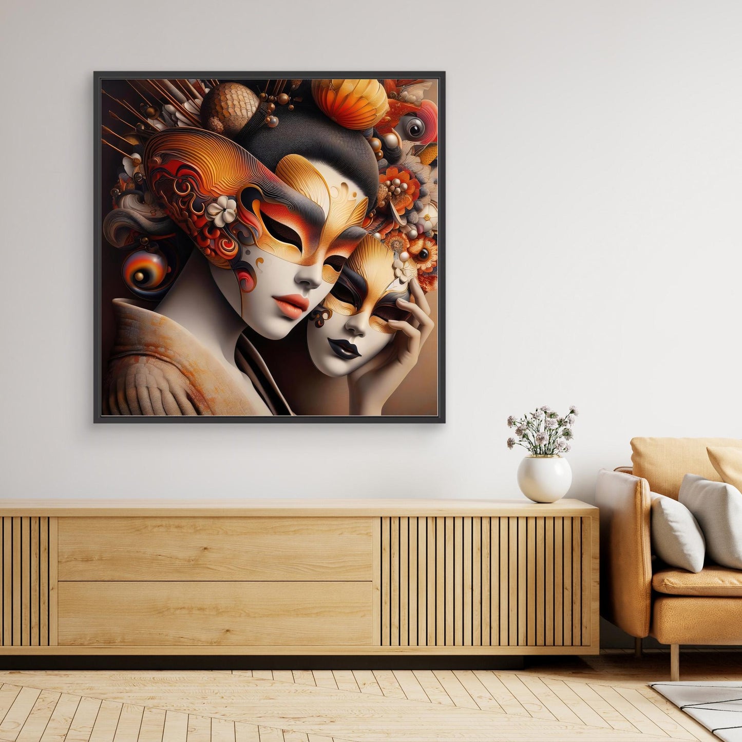 Woman with Mask #2