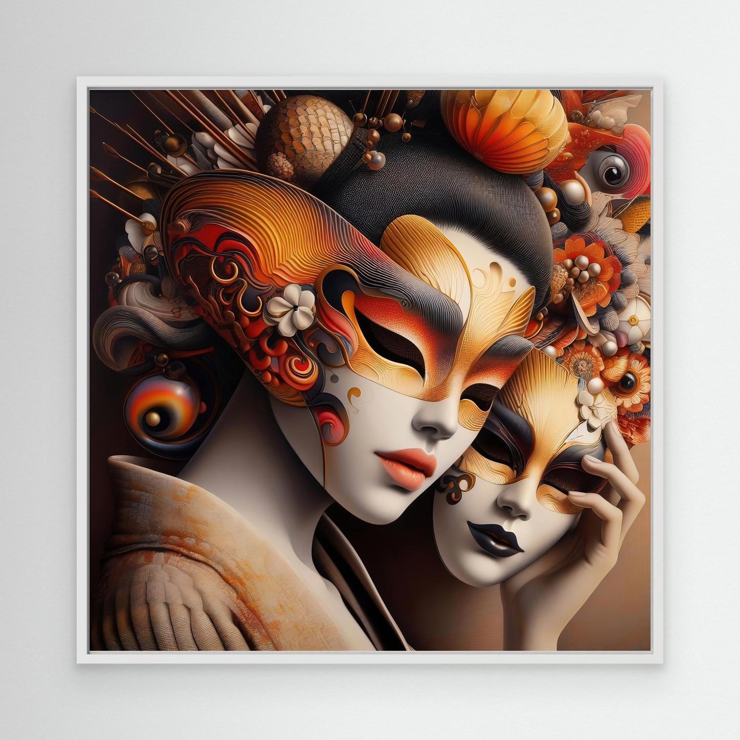 Woman with Mask #2