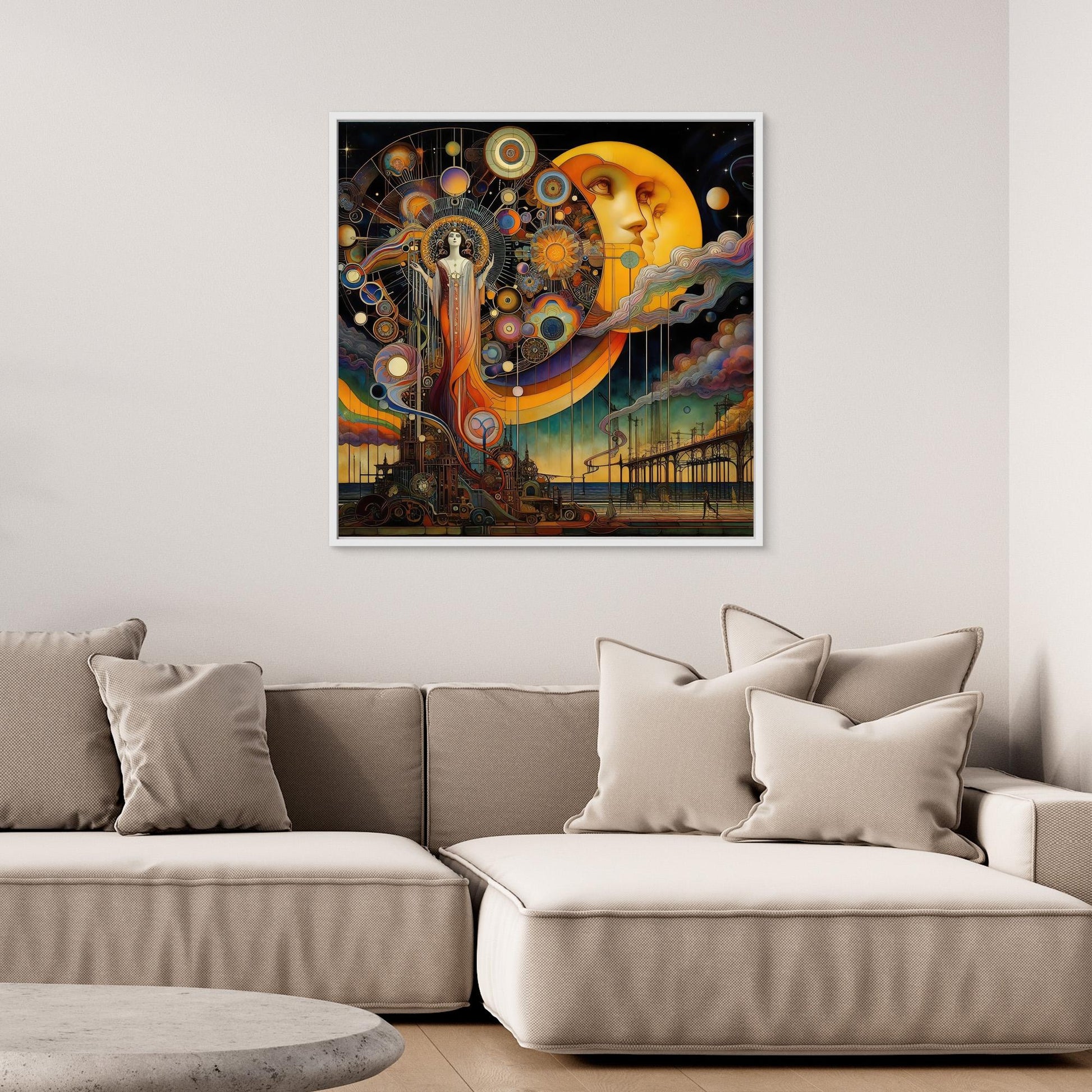 Solar Oracle Cityscape